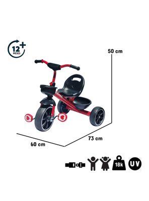 Imagen 2 del producto Triciclo con Canasto Classic New Rojo