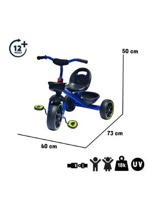 Imagen 2 del producto Triciclo con Canasto Classic New Azul