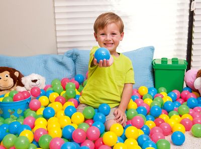 Imagen 2 del producto Pack de 100 Pelotas Plásticas Bestway 6.5 cm