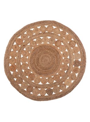 Alfombra Redonda Jute 120 cm 15 Gold
