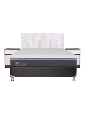 Imagen 2 del producto Box Spring Ortopedic Advance B5 Black 2 Plazas Base Normal + Set Muebles Legno