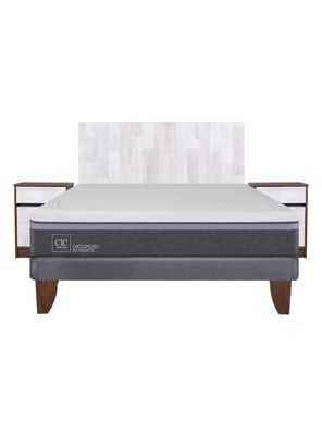 Imagen 2 del producto Cama Europea Ortopedic Advance 2 Plazas Base Normal + Set Muebles Legno