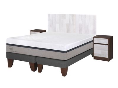 Cama Europea Balance King + Set Muebles Legno