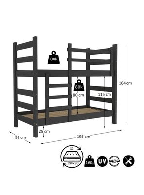 Imagen 2 del producto Camarote Essenciale 1 Plaza