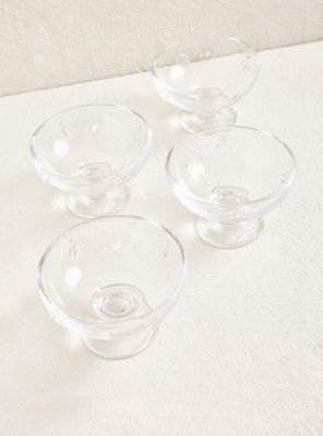 Set 4 Copones Vidrio Bee 270 g