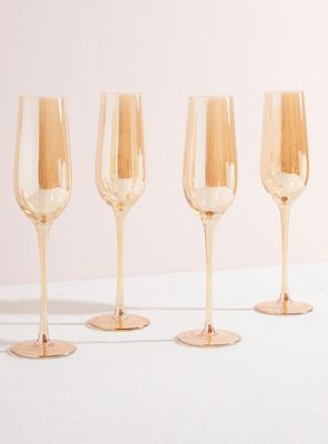 Imagen 1 del producto Set 4 Copas Champaña Dorada 230 ml