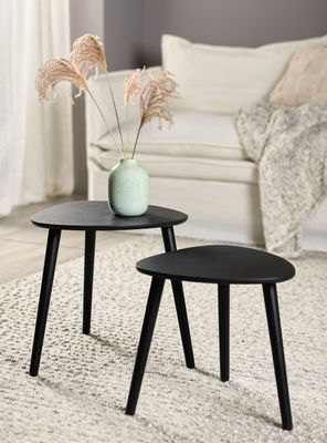 Set 2 Mesas Einar Negro