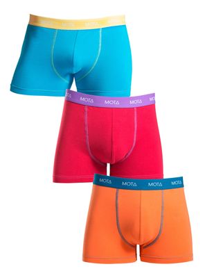 Pack 3 Boxer Corto con Elástico a la Vista