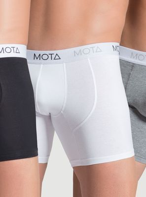 Pack 3 Boxer Medio Tela Elasticada