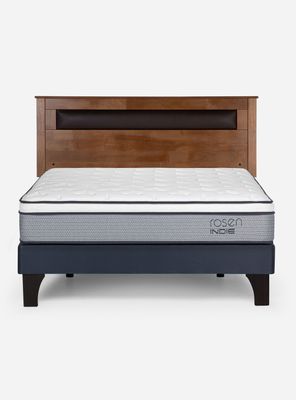 Imagen 2 del producto Cama Europea Indie 2 Plazas + Respaldo Ferrara