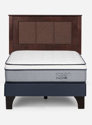 Imagen 2 del producto Cama Europea Indie 1 Plaza + Respaldo Rachel