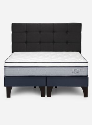 Imagen 2 del producto Cama Europea Indie 2 Plazas Base Dividida + Respaldo Issey G