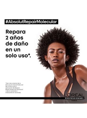 Imagen 2 del producto Shampoo Sin Sulfatos Reparacion Molecular Profunda Cabello Dañado Absolut Repair Molecular 500ml
