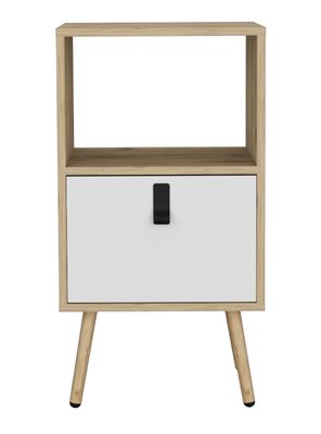 Velador 1 Cajón Huna Macadamia