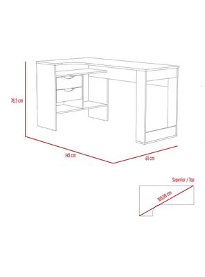 Imagen 2 del producto Escritorio Noah 2 Cajones