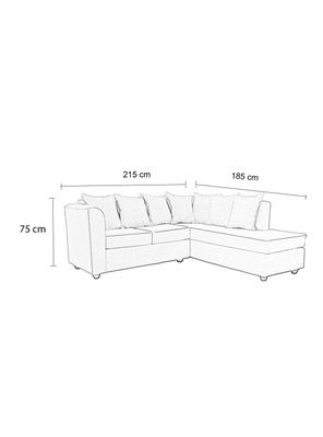 Imagen 2 del producto Seccional Derecho Bucarest 5 Cuerpos