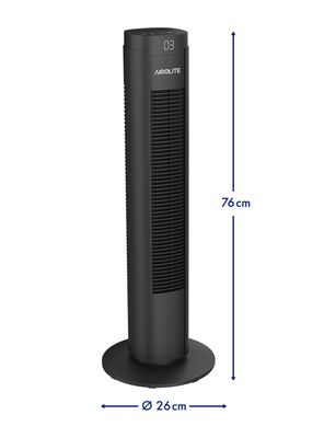 Imagen 2 del producto Ventilador Torre 50W 4 Velocidades VT02R Gris