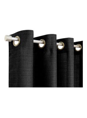 Set Cortinas Mónaco Negro Idetex