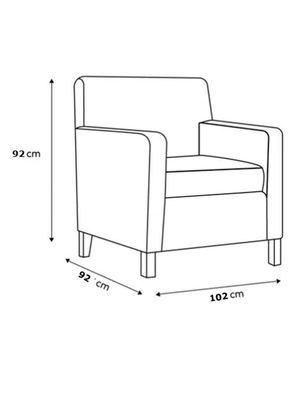Imagen 2 del producto Sofá 1 Cuerpo Cuero Auris