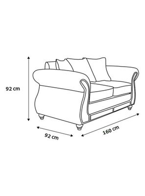 Imagen 2 del producto Sofá 2 Cuerpos Cuero Auris