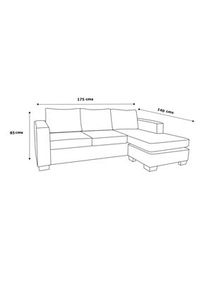 Imagen 2 del producto Seccional Emilia Felpa