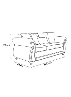 Imagen 2 del producto Sofá Metropolitan 3 Cuerpos Auris
