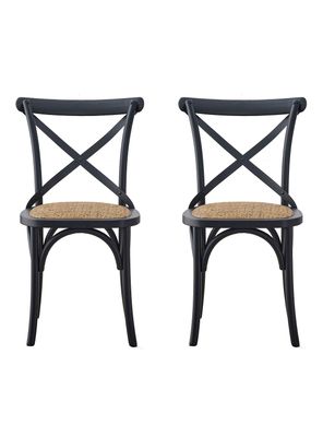 Imagen 2 del producto Par de Sillas Pamela Negro