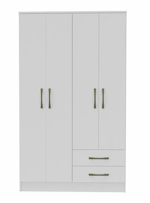 Clóset Pequim Light 4 Puertas 2 Cajones