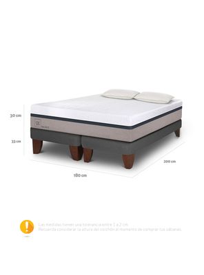 Imagen 2 del producto Cama Europea Balance King + Almohada Da Advance Sleep