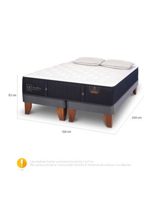 Imagen 2 del producto Cama Europea Premium 2 Plazas Base Dividida + Almohada Da Adapt Sleep