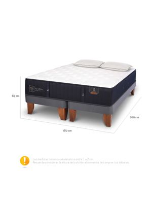 Imagen 2 del producto Cama Europea Premium King + Almohada Da Adapt Sleep