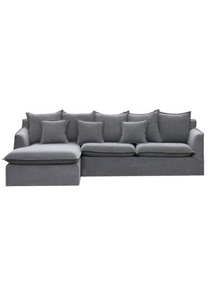 Imagen 2 del producto Sofá Seccional Izquierdo Santorini Lino 4 Cuerpos