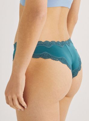 Imagen 2 del producto Calzón Brasileño Microfibra Encaje Detalle Confort Moda