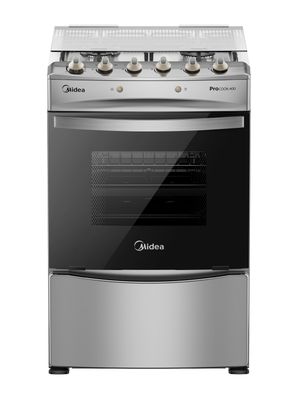 Imagen 1 del producto Cocina a Gas 4 Quemadores MCG-4QPI24NS Acero Inoxidable