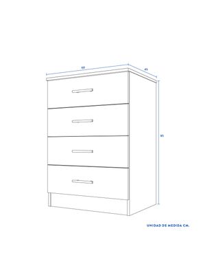 Imagen 2 del producto Cómoda Fénix Wengue 4C