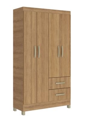 Clóset 4 Puertas 2 Cajones