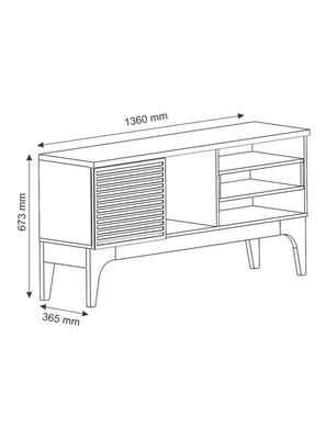 Imagen 2 del producto Rack Tv 60"" Veneza