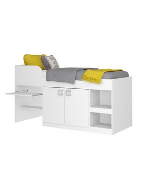 Cama Multifuncional Blanca Kidscool