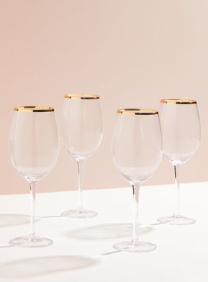 Imagen 1 del producto Set 4 Copas Vino Gold 400 ml