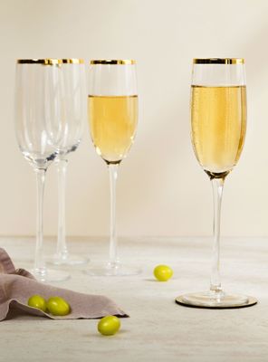 Imagen 2 del producto Set 4 Copas Champaña Gold
