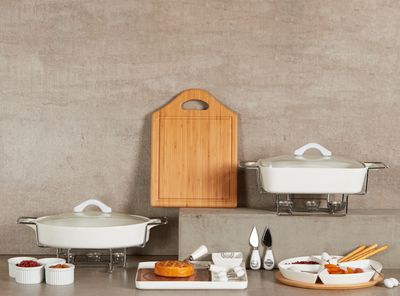 Imagen 2 del producto Fuente de Horno Rectangular con Base Metálica