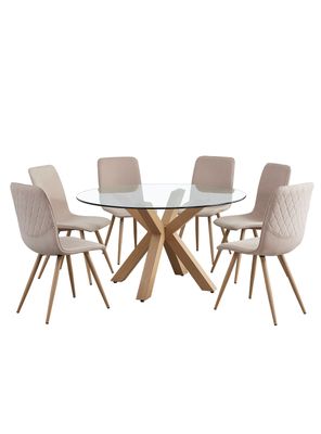 Imagen 2 del producto Juego Comedor Redondo 6 Sillas