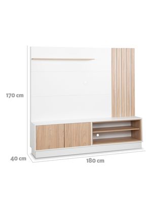 Imagen 2 del producto Home Tv 65"" Kahlo Blanco-Nogal Africano