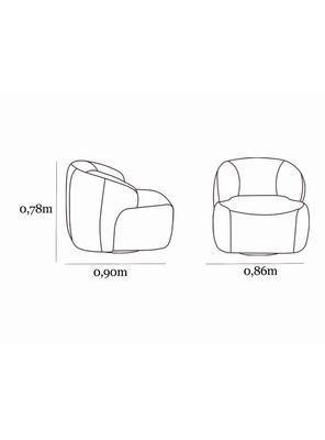 Imagen 2 del producto Poltrona Chandon 1 Cuerpo