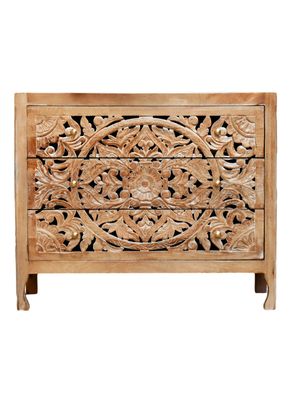 Imagen 2 del producto Cómoda Angeles White Washed 3 Cajones