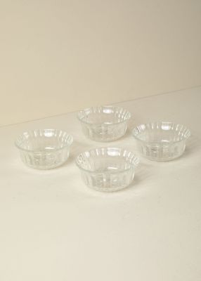 Set 4 Bowl 11 cm Clear