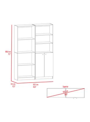 Imagen 2 del producto Combo Home Estante + Estante 2 Puertas