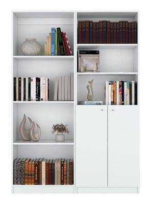 Combo Home Estante + Estante 2 Puertas