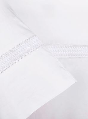 Imagen 2 del producto Sábanas Super King Blanco 220 Hilos Tres Espigas