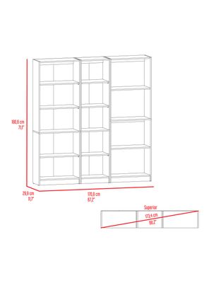 Imagen 2 del producto Combo 2 Estantes + Estante 4 Repisas